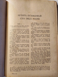 Sfânta Scriptură sau Biblia, ediția sinodală 1936.